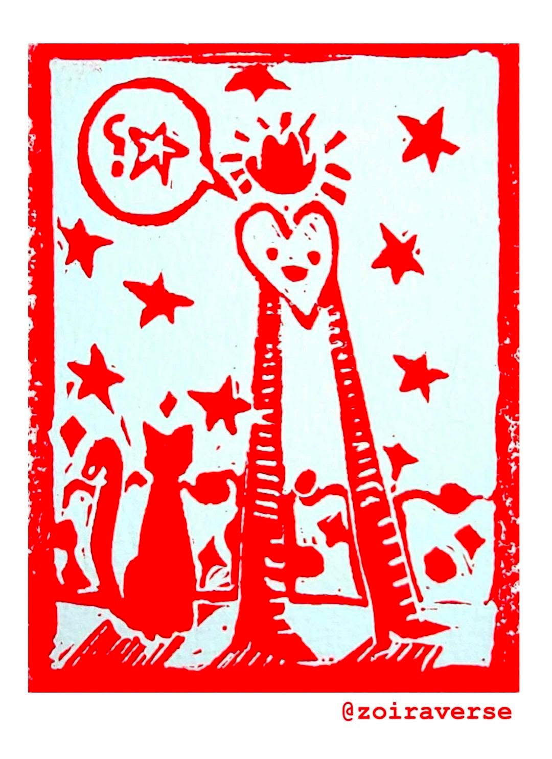 Snazzy Heart (Sticker)